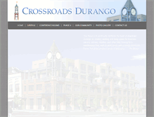 Tablet Screenshot of crossroadsdurango.com